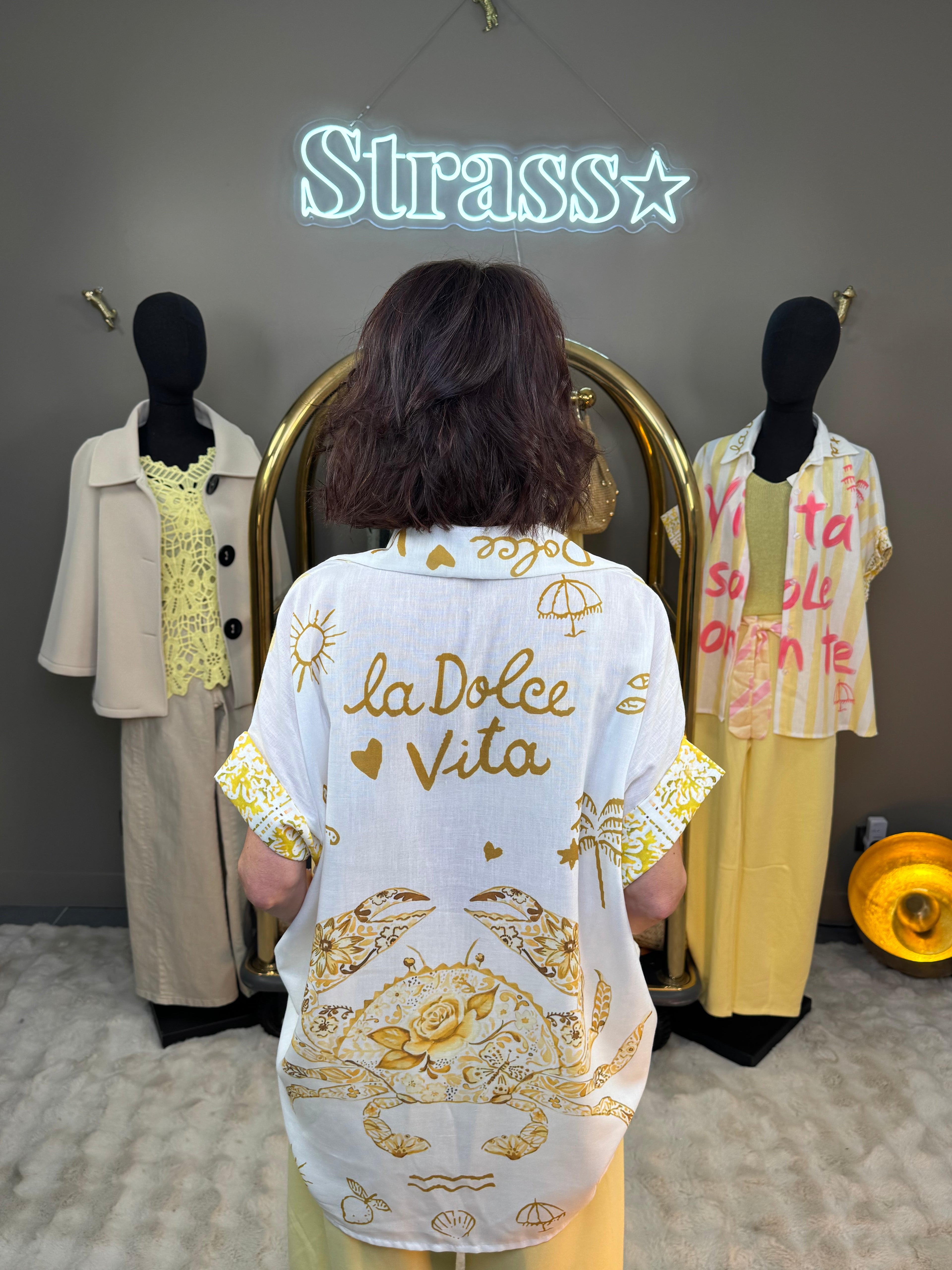 Chemise Vita Al Sol Jaune