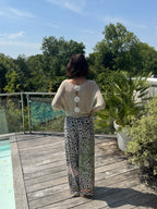 Pantalon Imprimé Léo Palmier