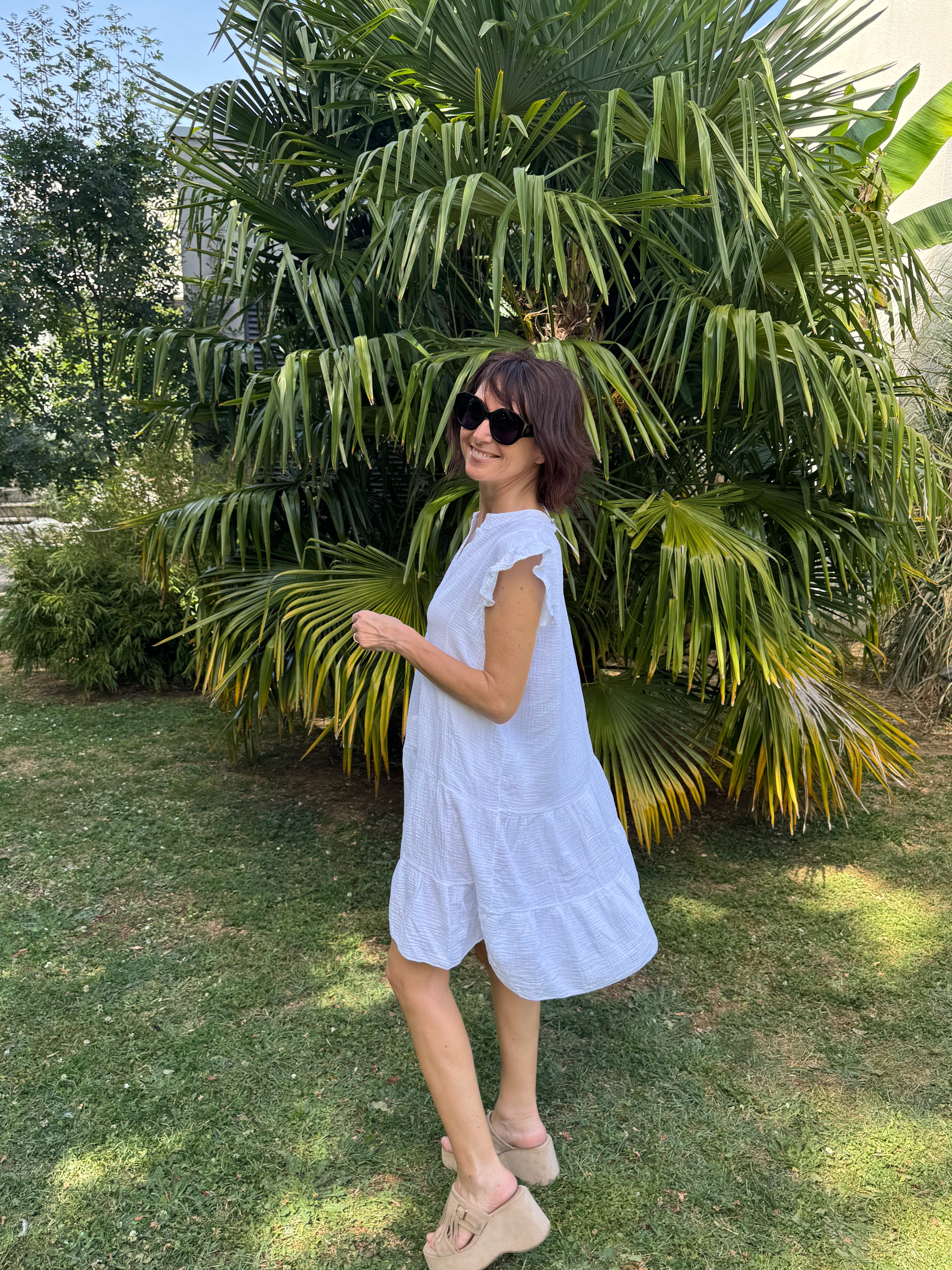 Robe Croisette Blanche