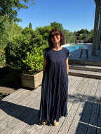 Robe Mona Bleu Marine