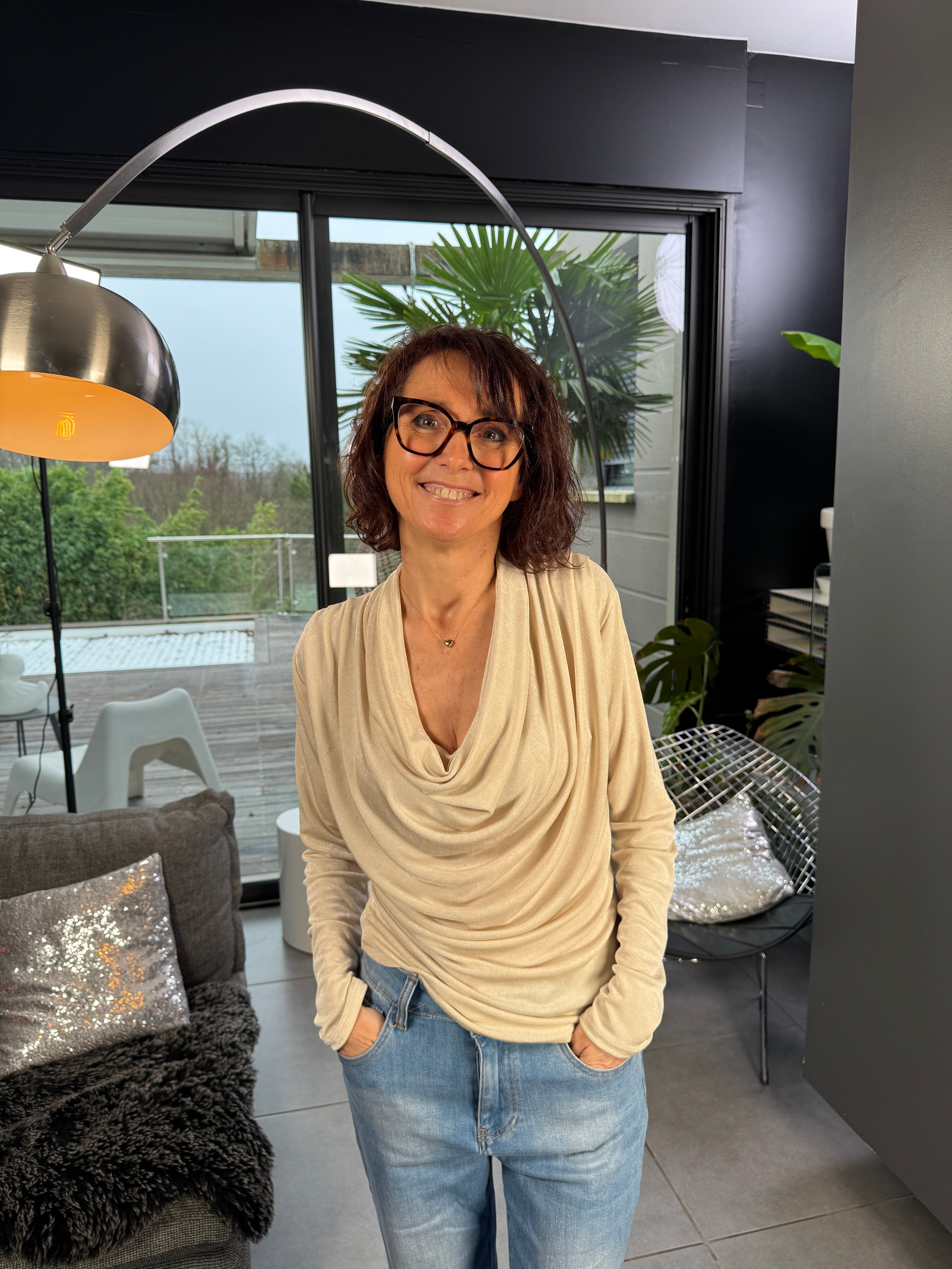 Haut Benitier Sylvain Beige