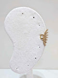 Bague D’oreilles Strass Doré