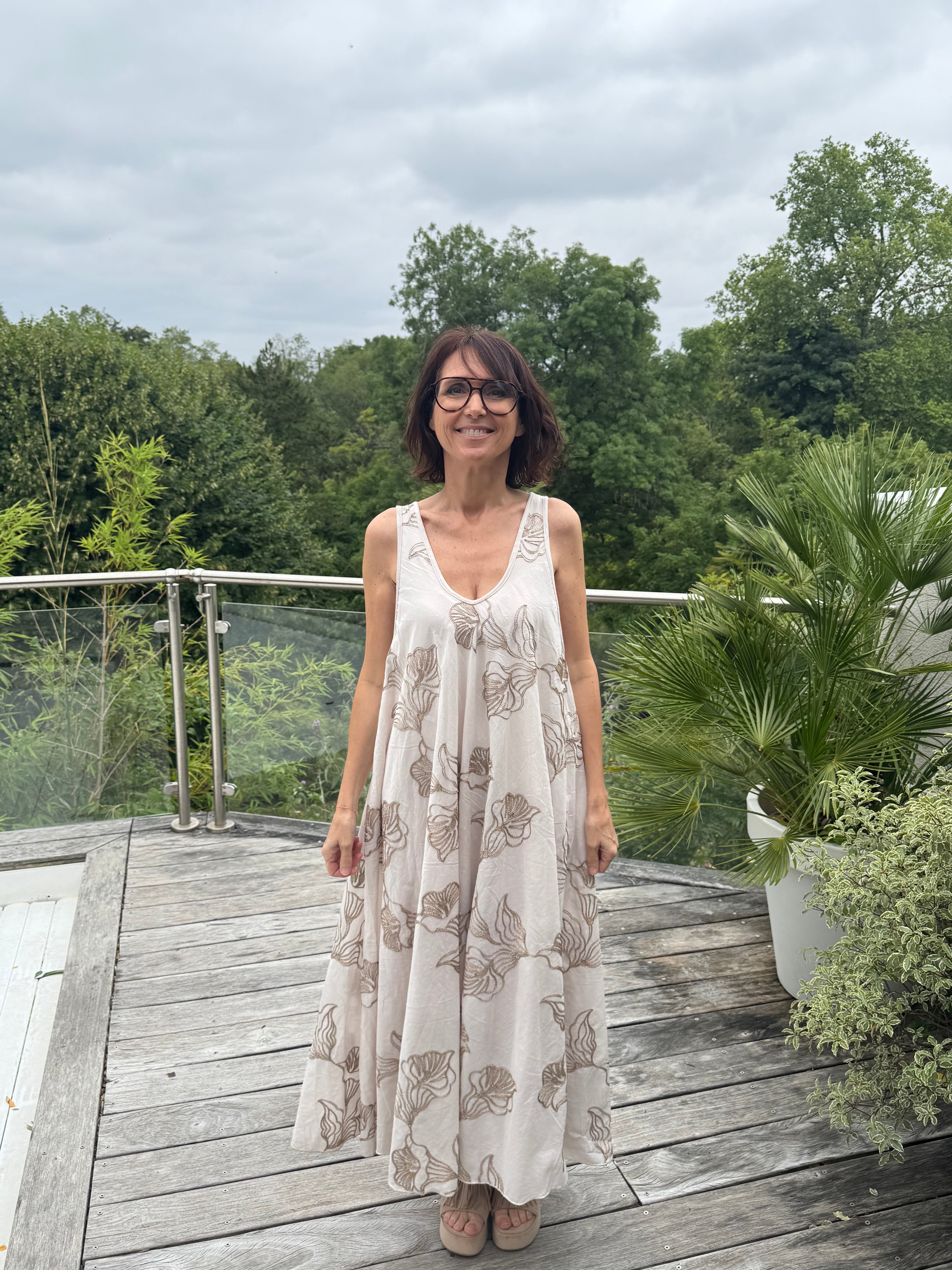 Robe Grenadine Beige