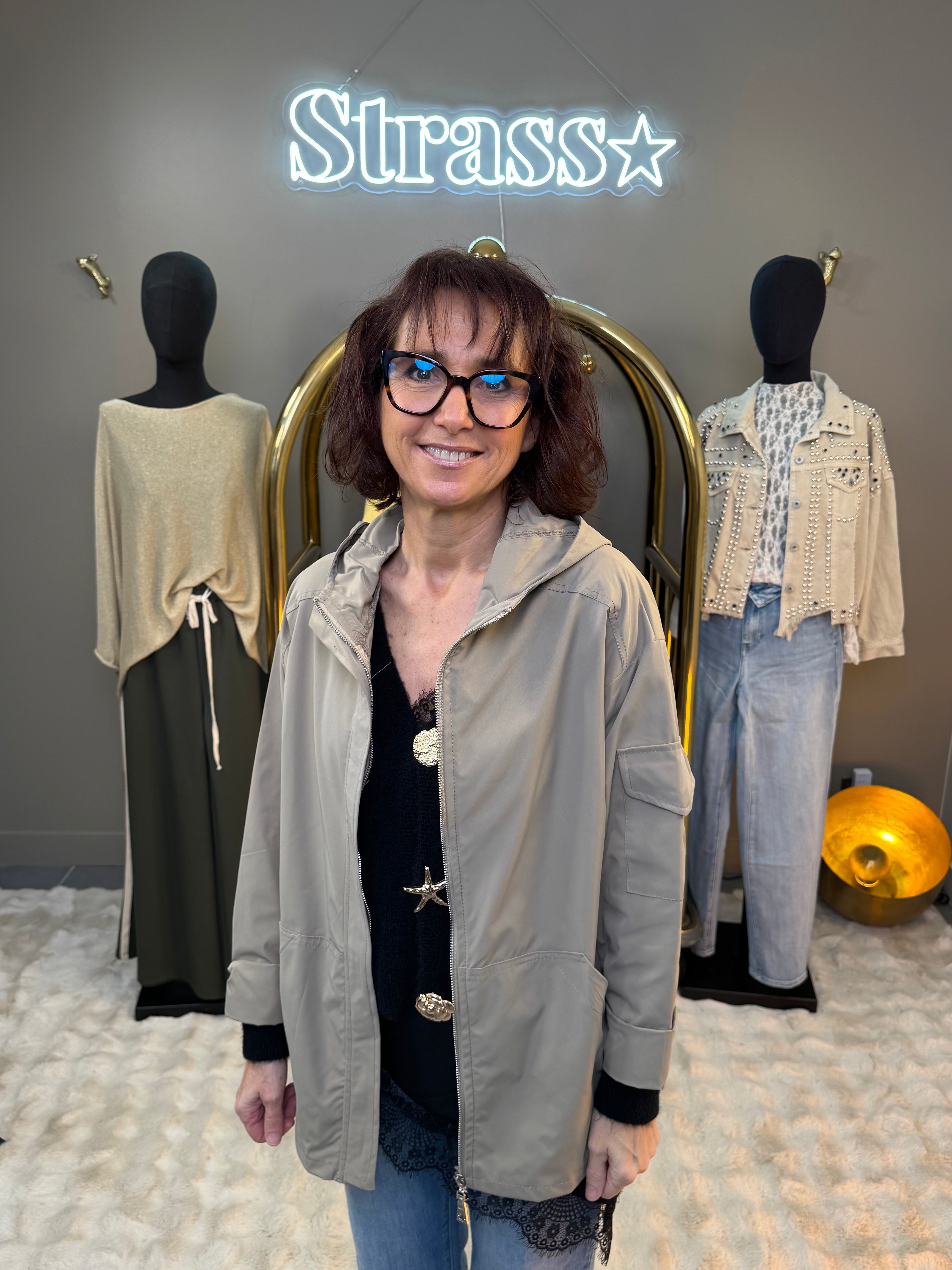 Coupe Vent Blandine Taupe