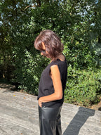 Pull Sans Manche Victoria Noir