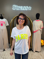 Tee Shirt Paris Jaune