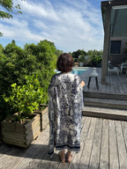 Robe Foulard Bleu Marine