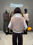 Veste Sans Manche Mouty Camel Clair