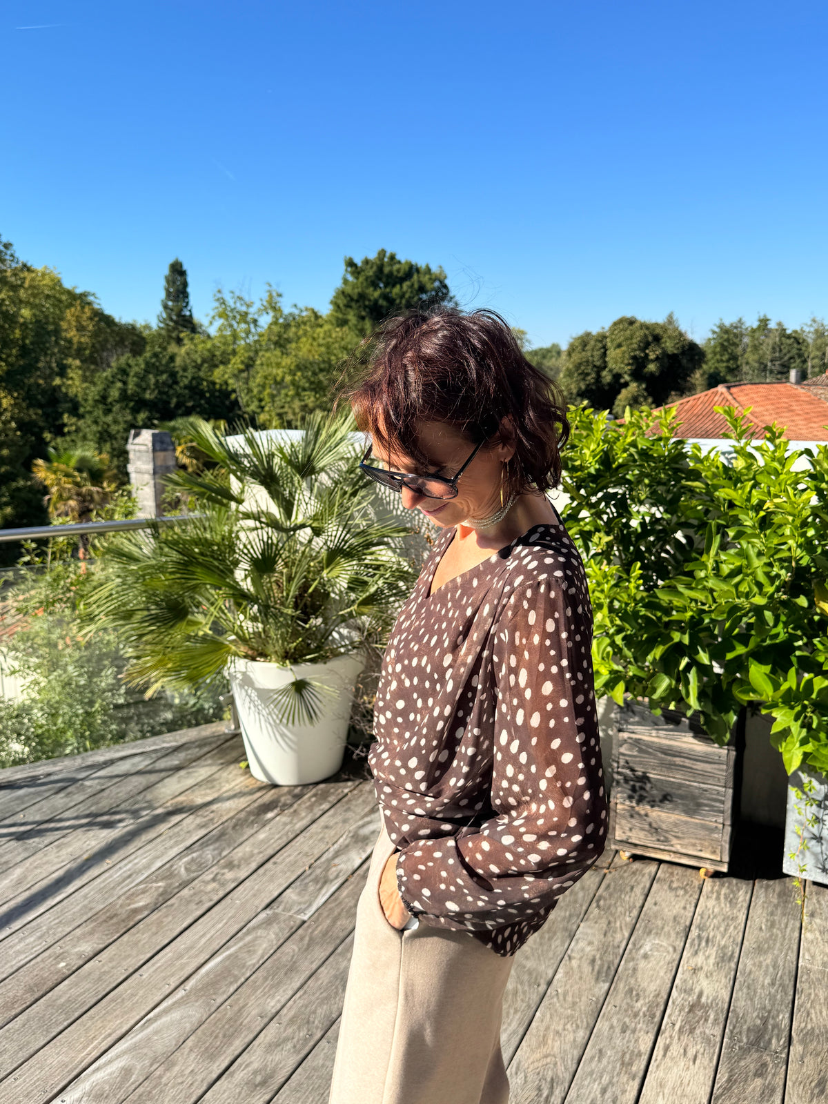 Blouse bichette Choco