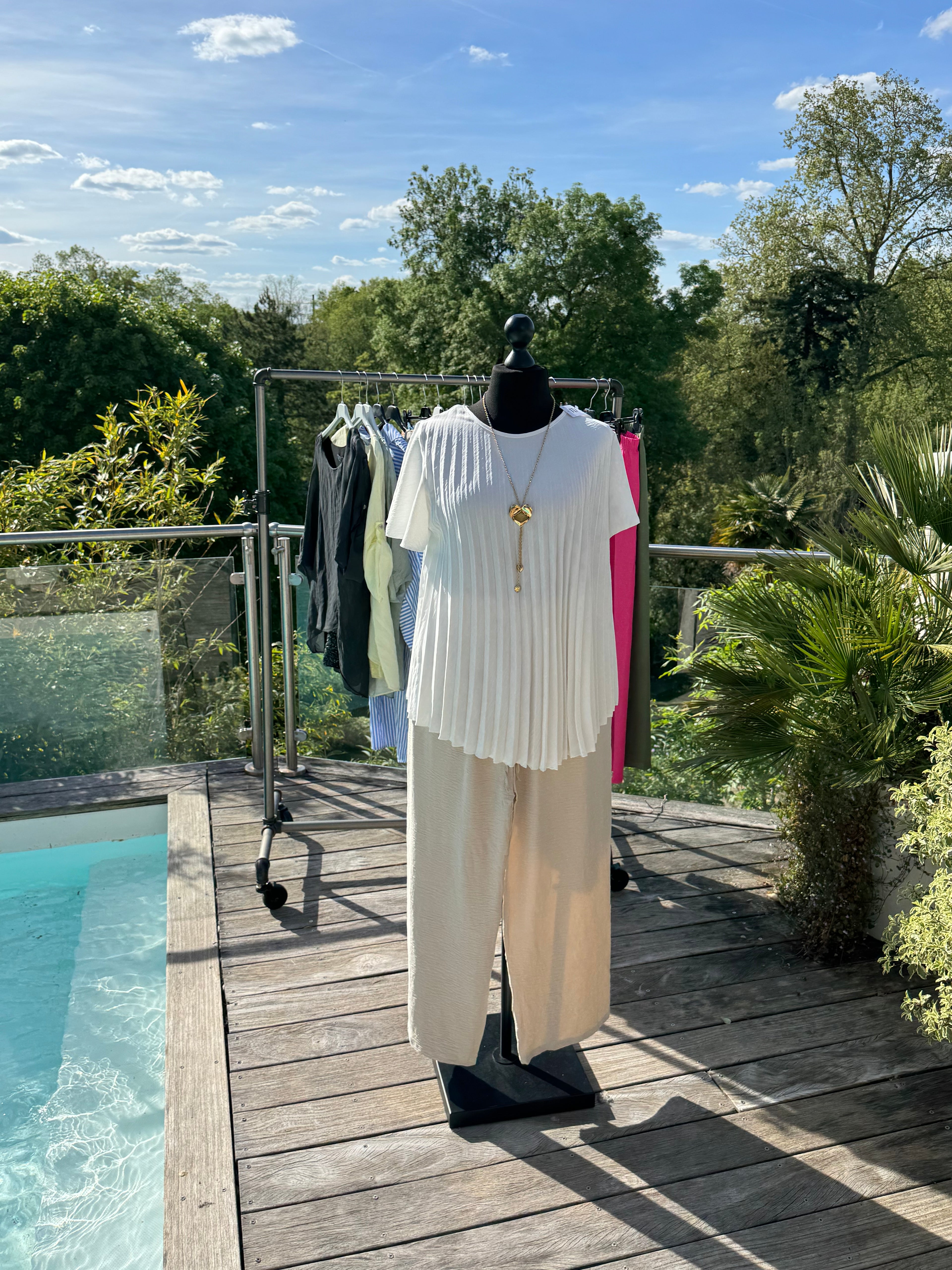 Blouse Soleil Blanche