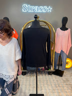 Top Chaleur Grande Taille Noir