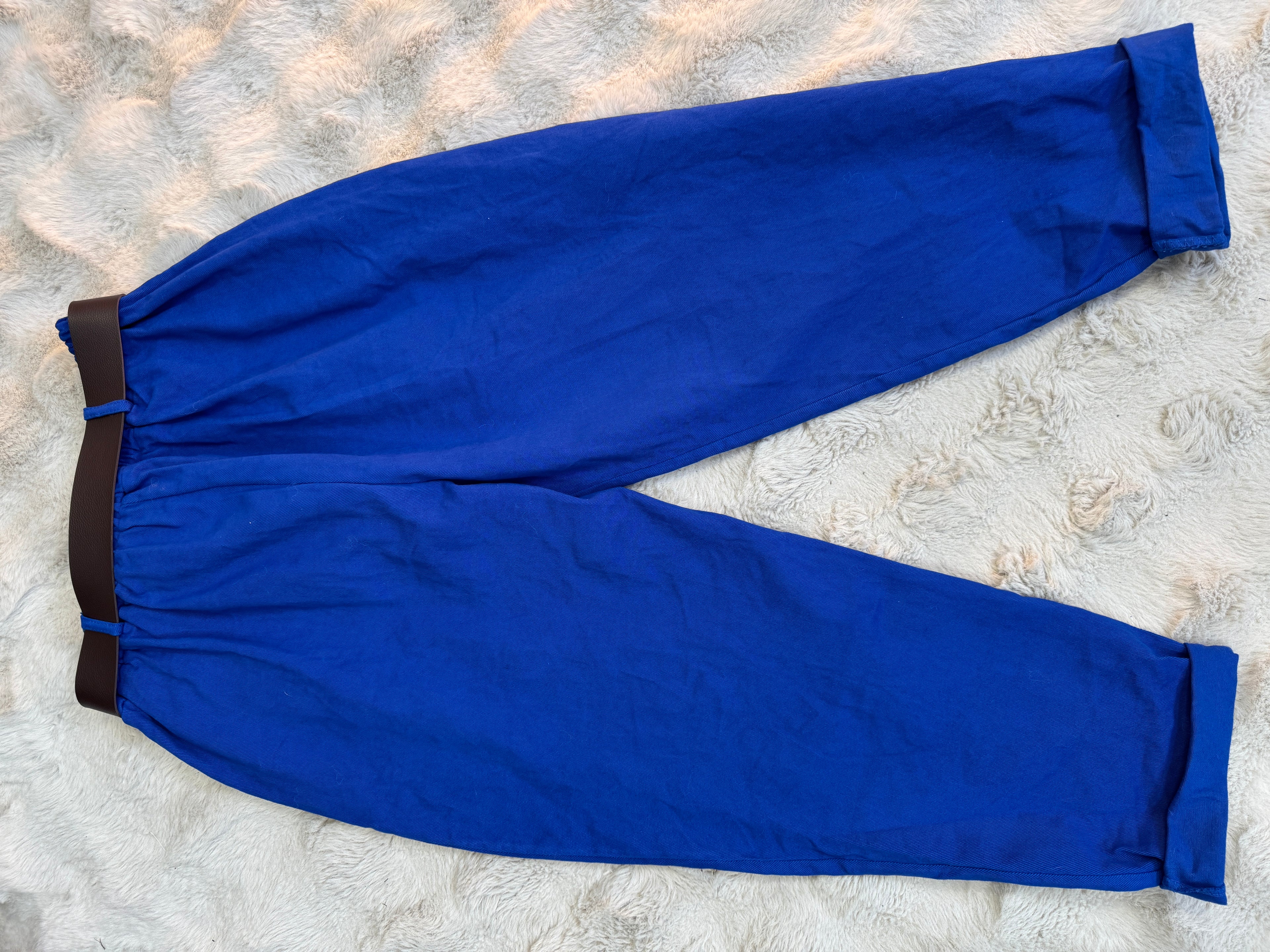 Pantalon Pascaline Bleu roi  Grande Taille