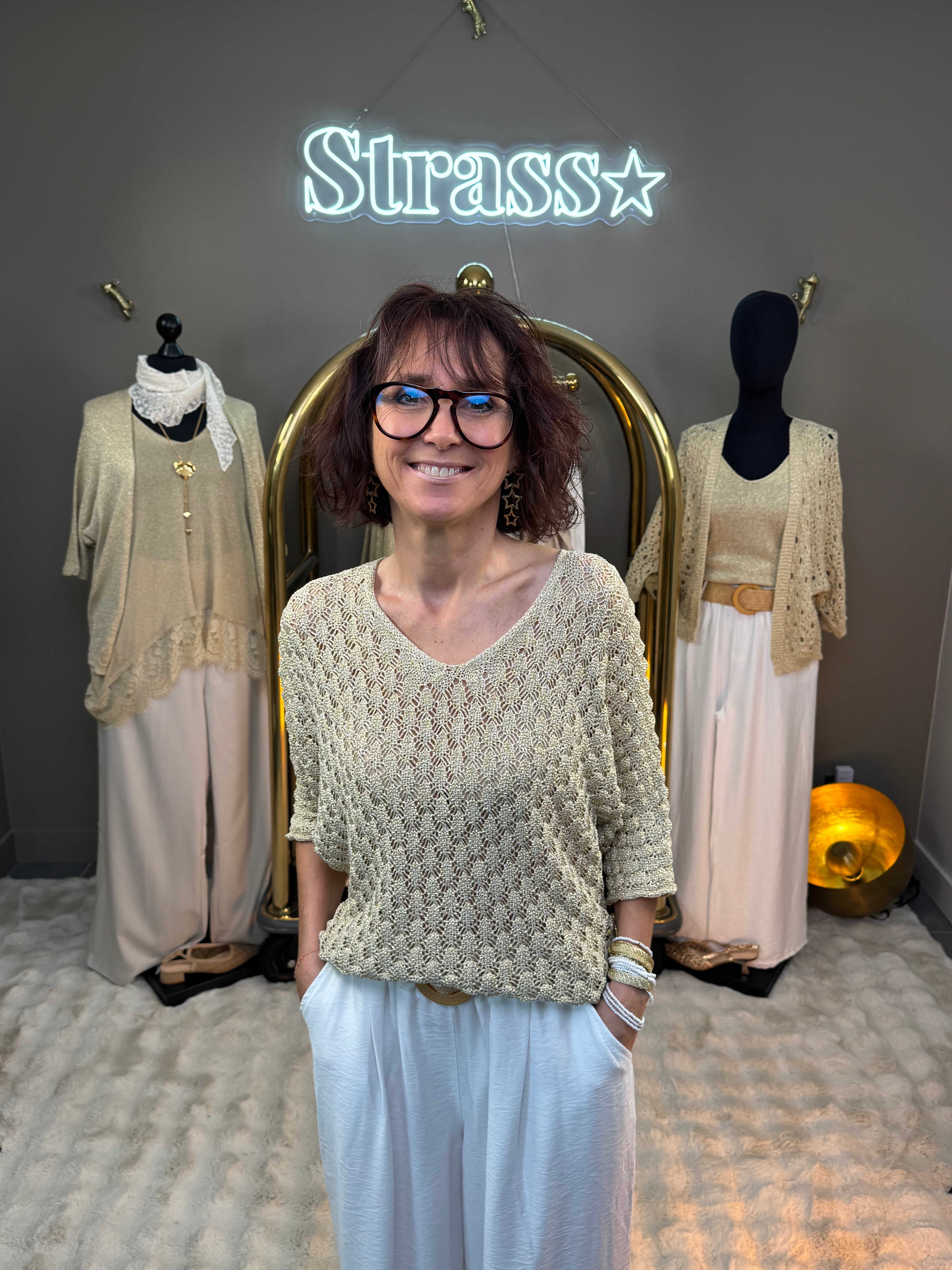 Pull Lurex Luciano Doré