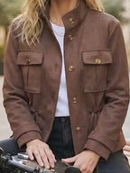 Blouson Suédine Choco