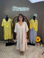 Robe Charline Beige