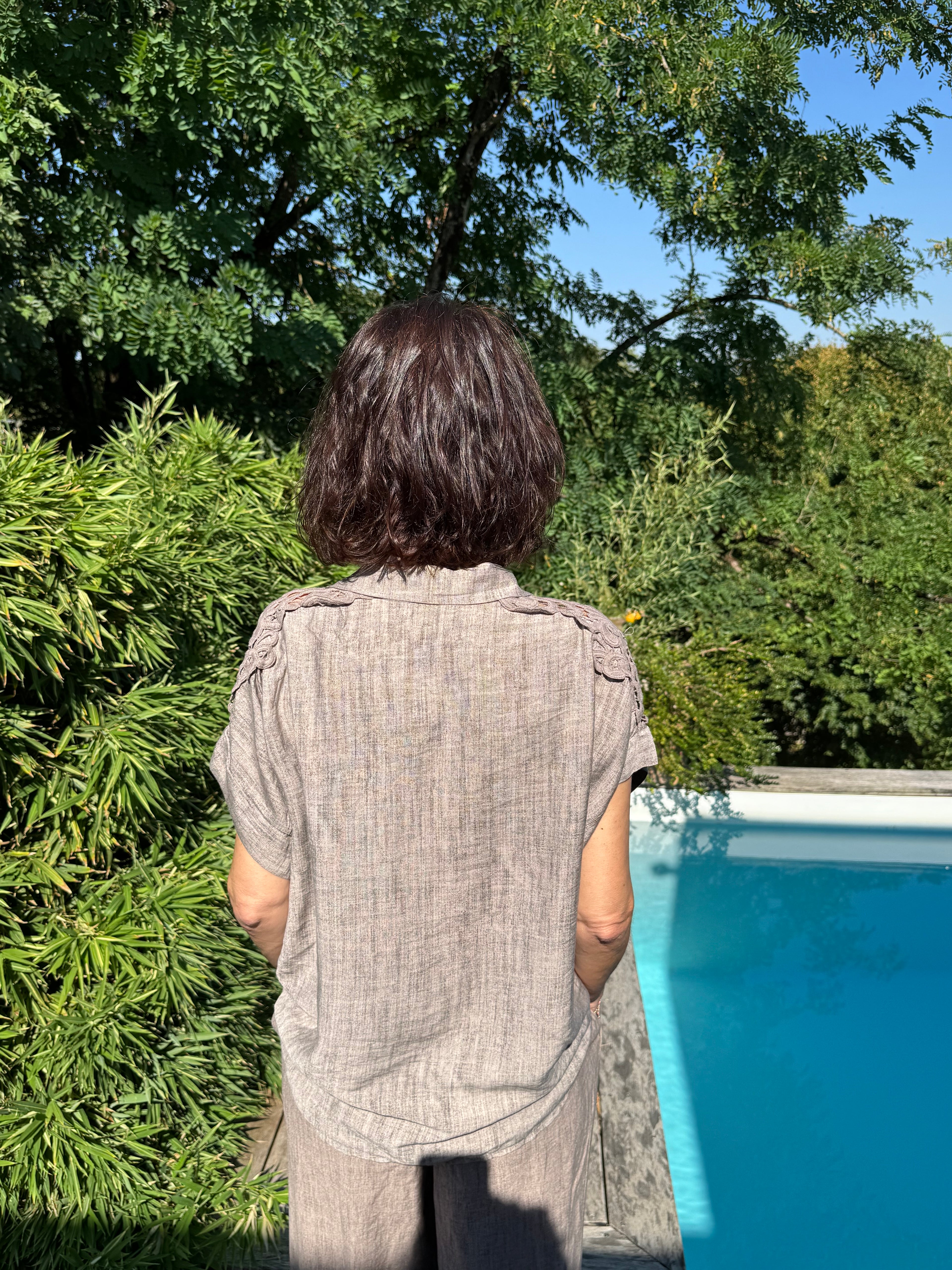 Chemise Diego Taupe