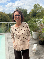 Pull Gilet pois