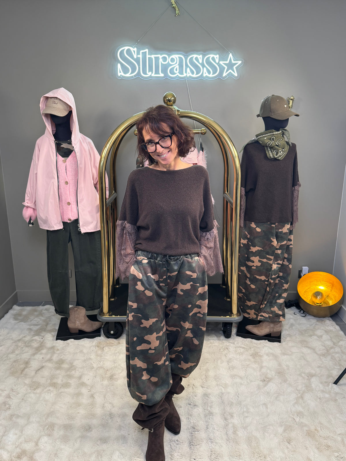 Pantalon bulle camouflage