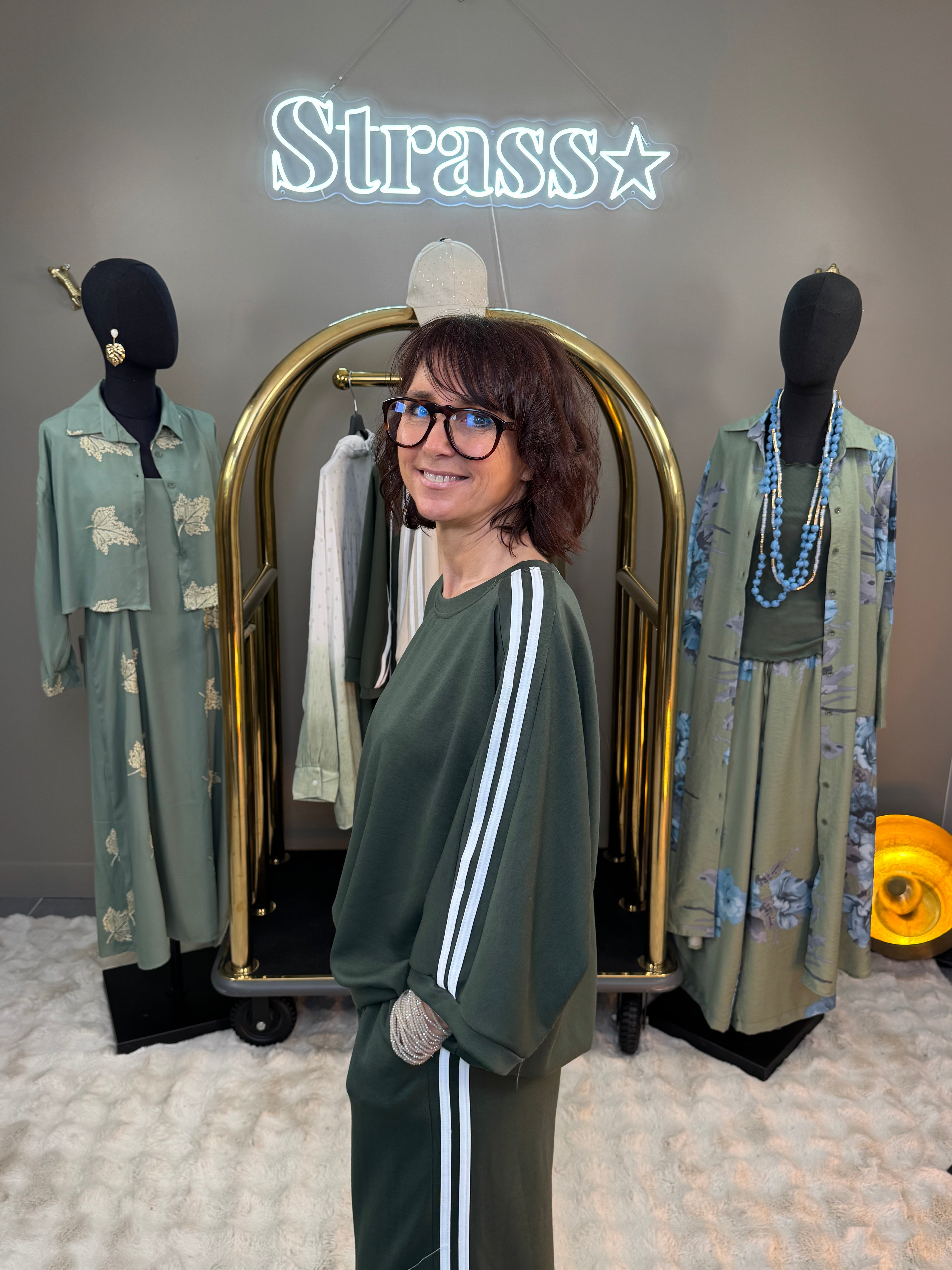 Ensemble Jog sweat + pantalon Kaki