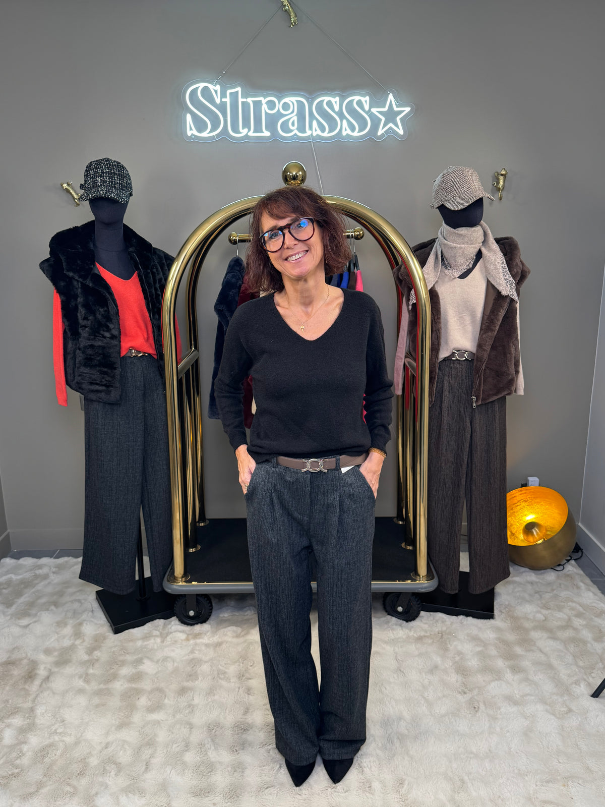 Pantalon Aude Noir