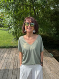 T Shirt Sirène Kaki