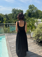 Robe Pointe Cécilia Noire