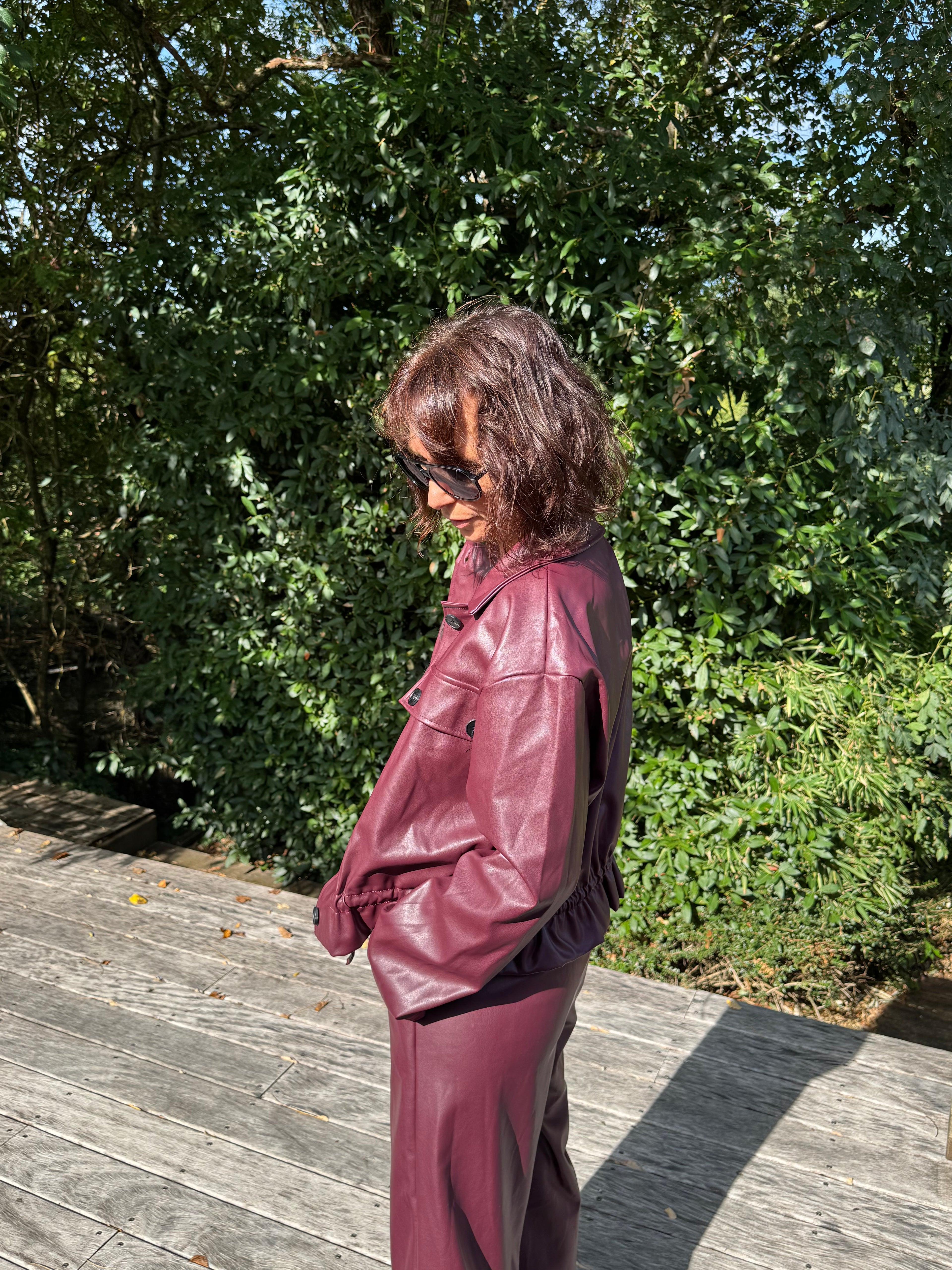 Blouson Gildas Bordeaux
