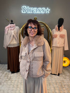 Veste Réversible Johana Camel