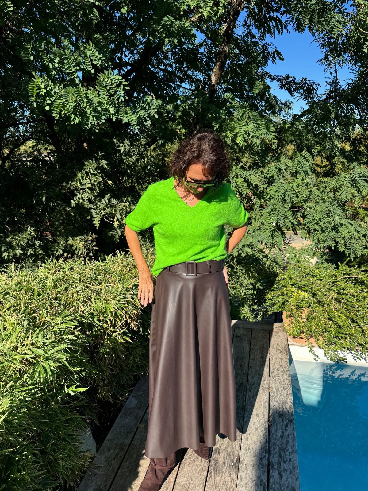 Jupe Cyrielle Choco