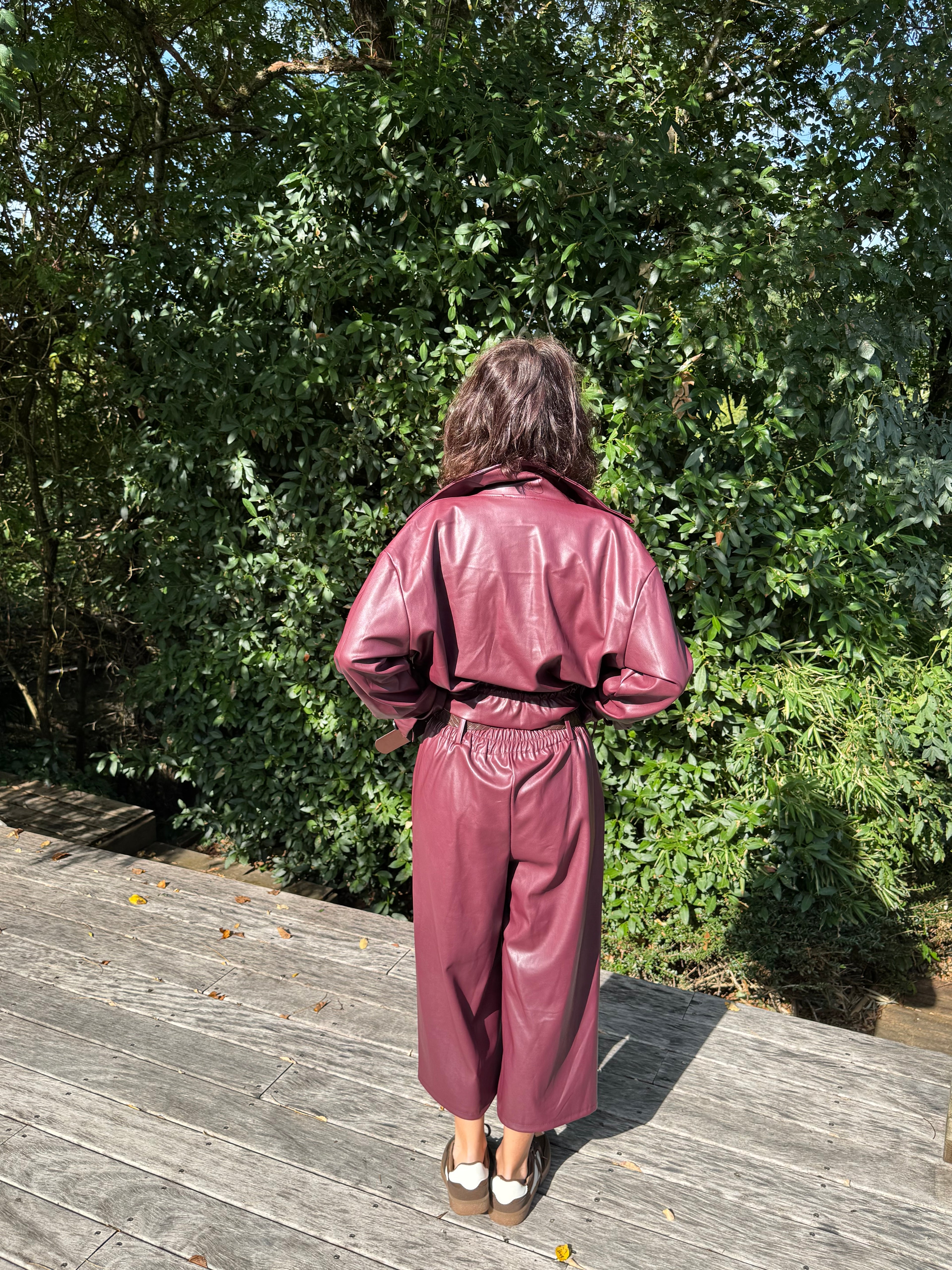Pantalon 3/4 Cyril Bordeaux