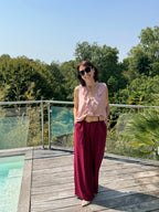 Pantalon Vico Bordeaux