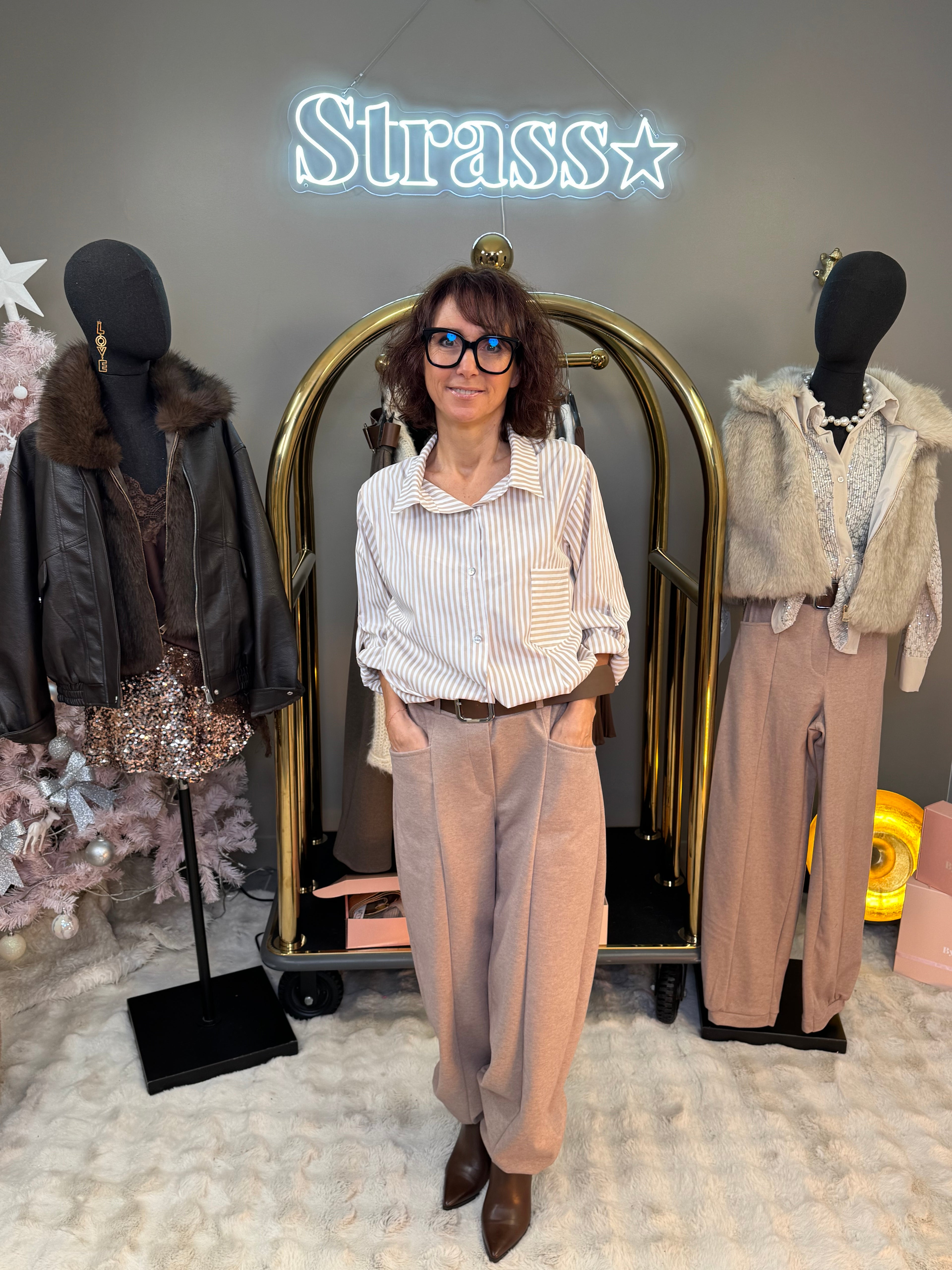 Pantalon Milady Beige