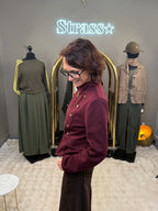 Veste sergent bordeaux