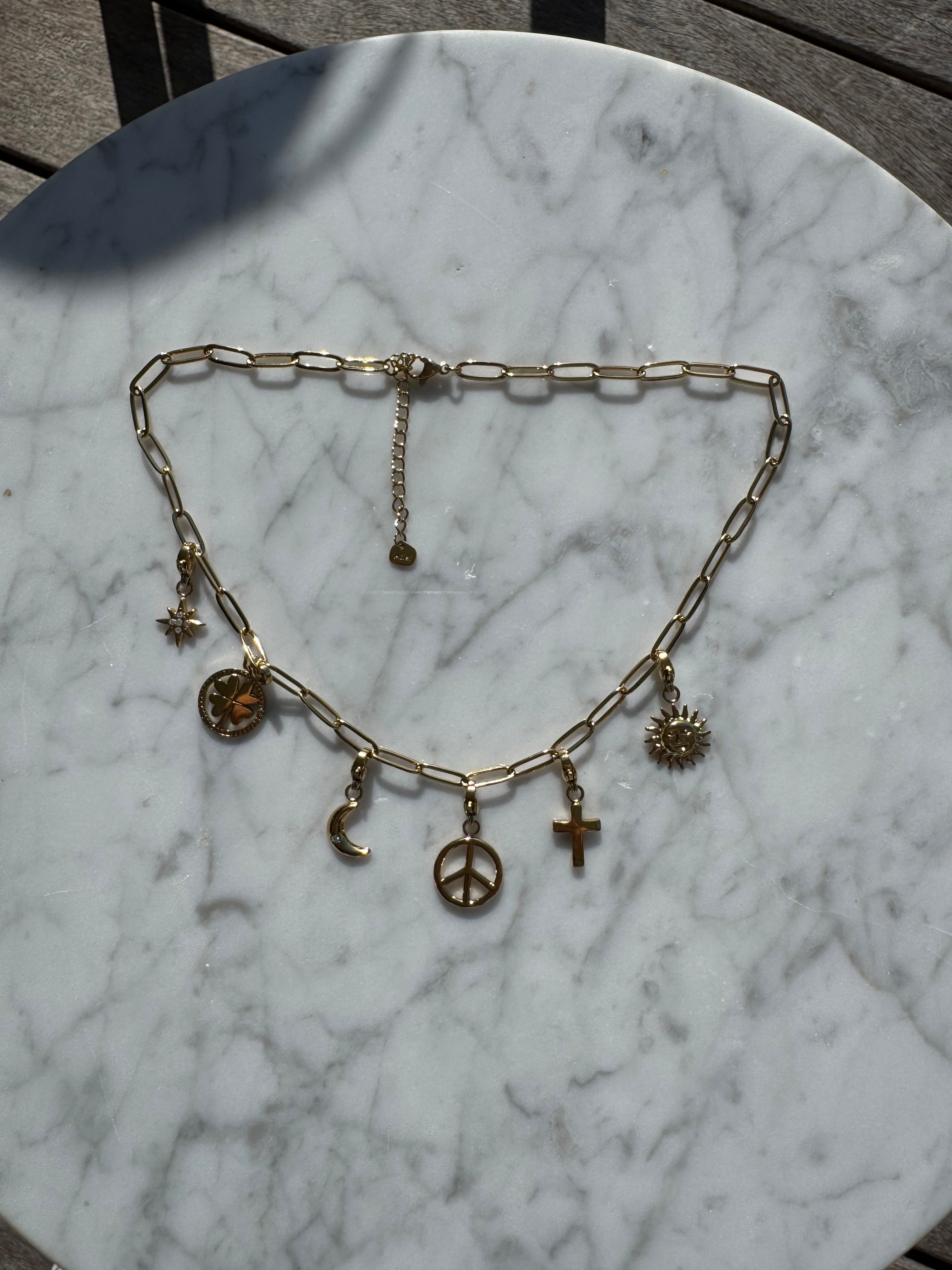 Collier Multi charms
