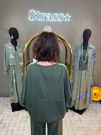 Ensemble Jog sweat + pantalon Kaki