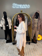 Pull Martine Ecrue Grande Taille