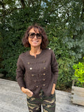 Pull/ gilet Caporal Choco
