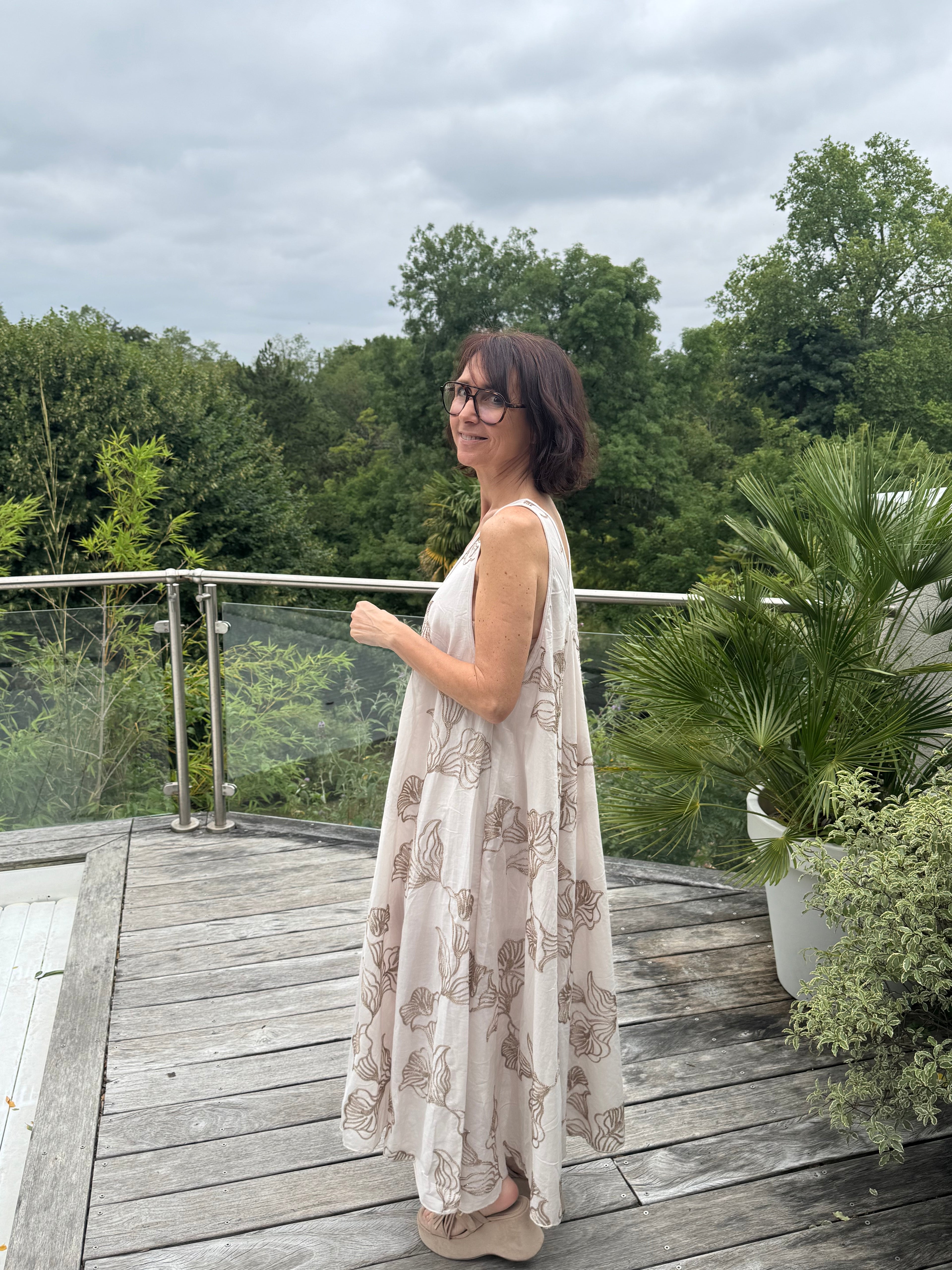 Robe Grenadine Beige