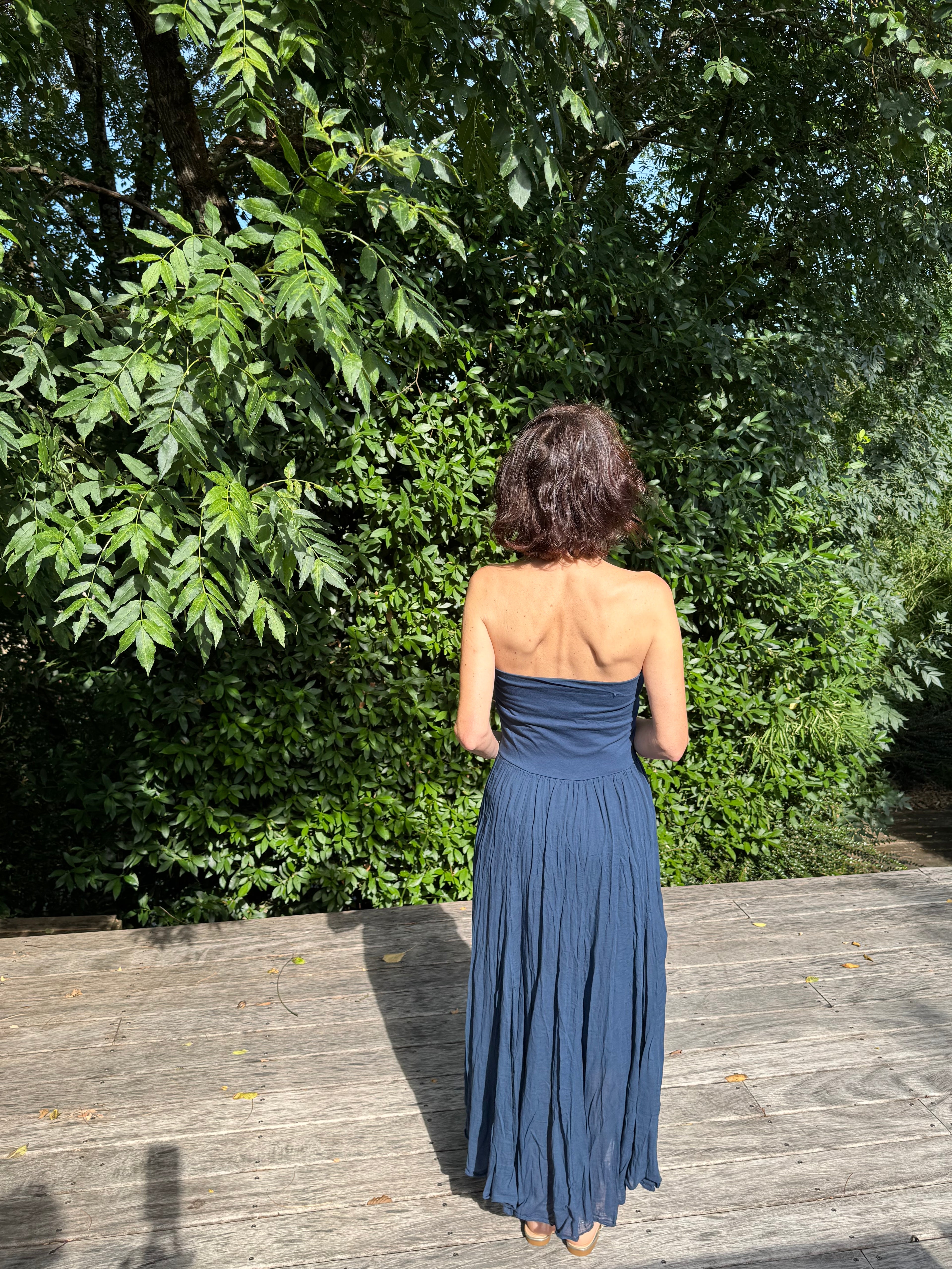 Jupe Robe Bleu Marine