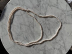 Bracelet - Collier cristal Beige Rosé