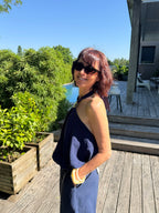 Top Dos Nu Capri Bleu Marine