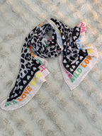 Foulard Wild Love Rose Pale