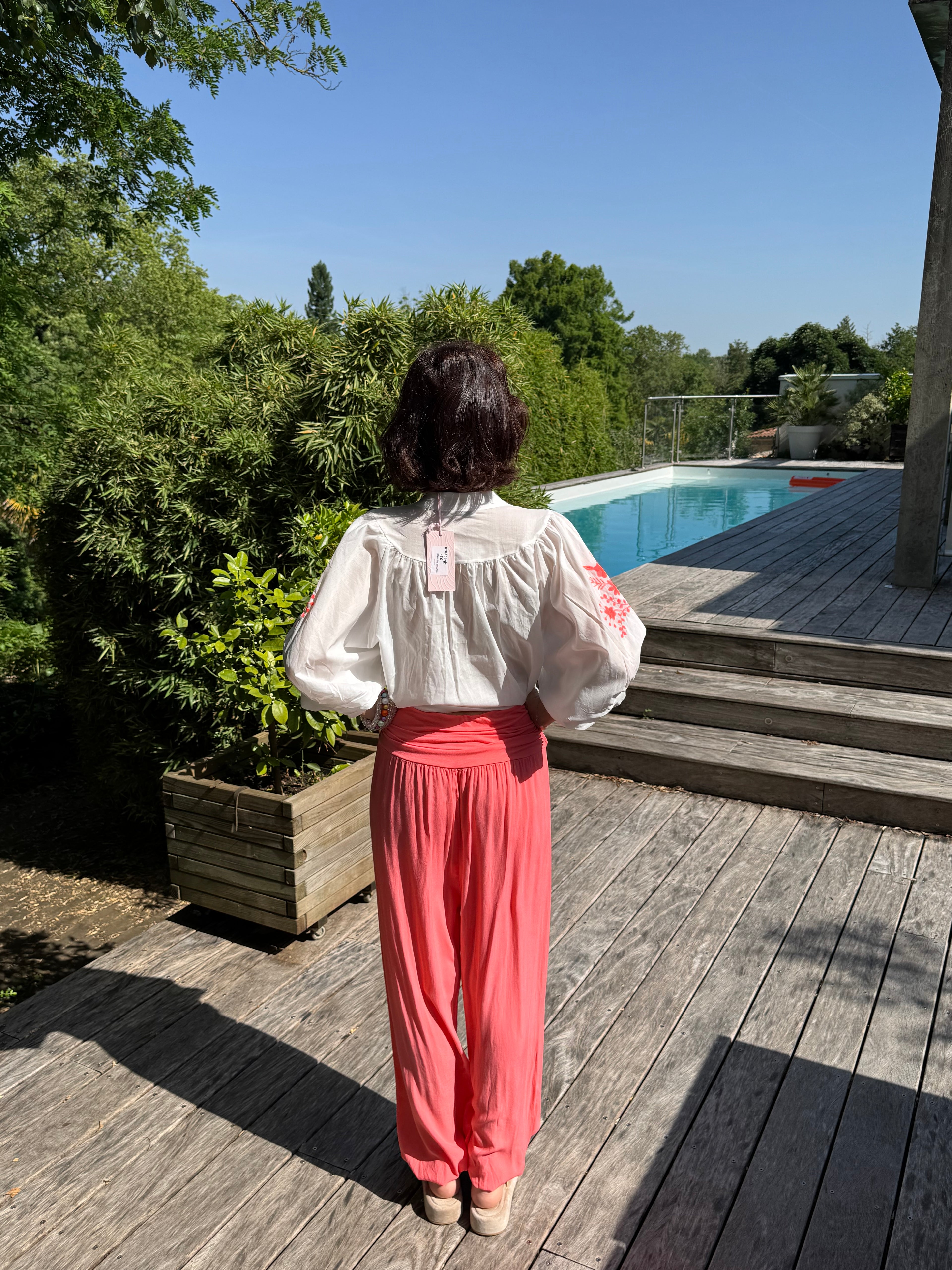 Pantalon Jasmine Corail