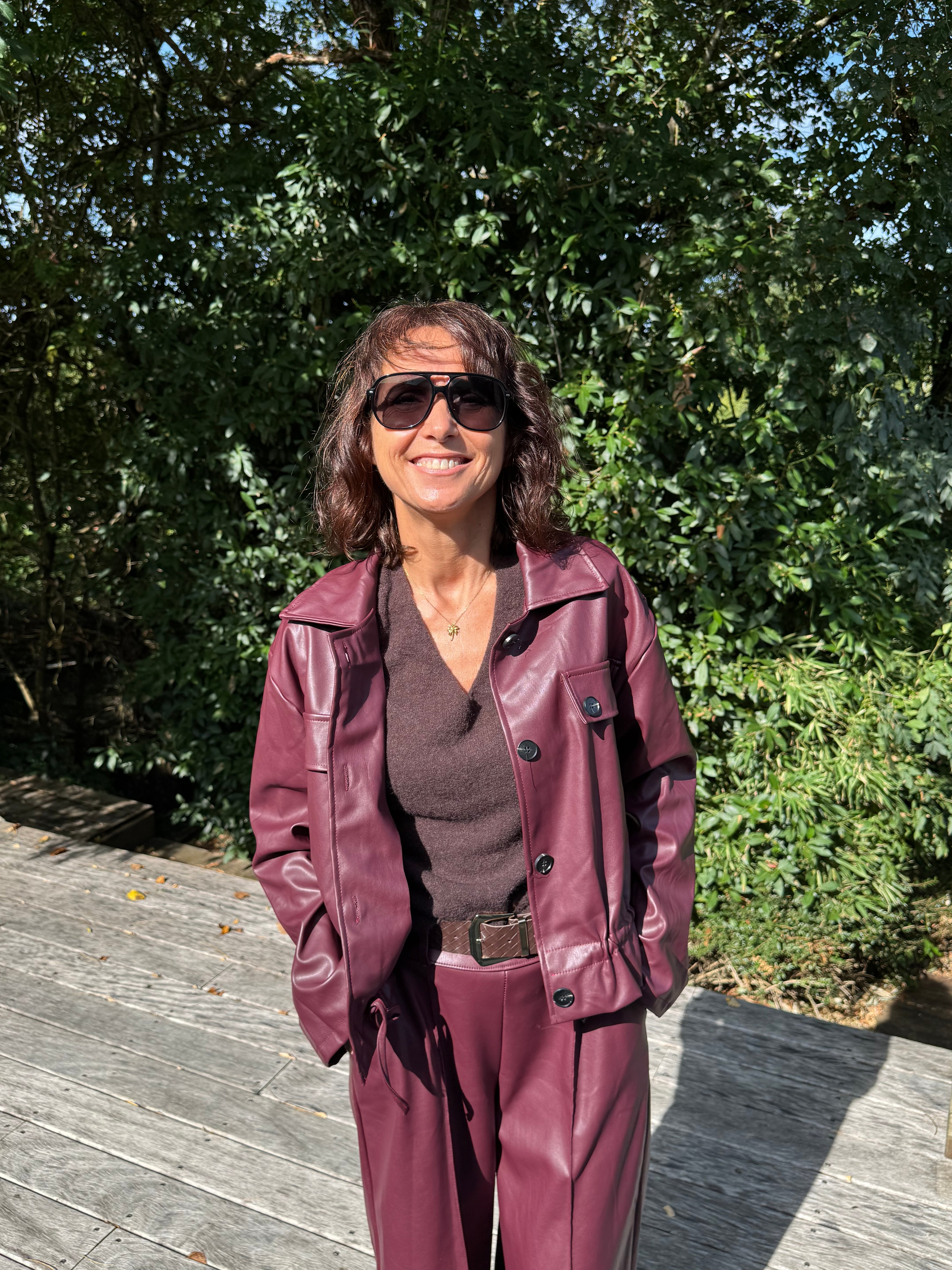 Blouson Gildas Bordeaux