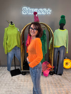 Sous Pull Cachemire Orange