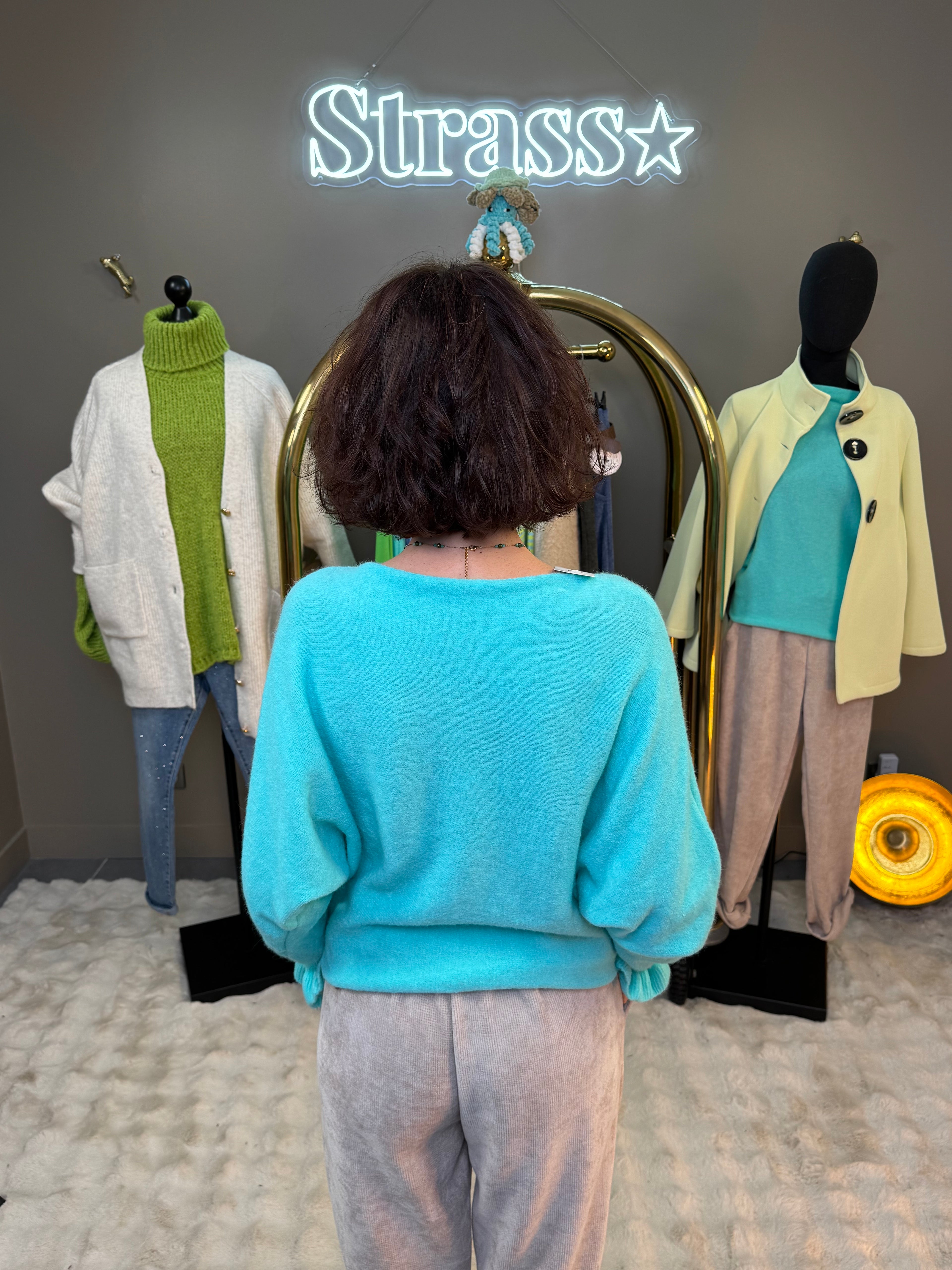 Pull Volli Turquoise