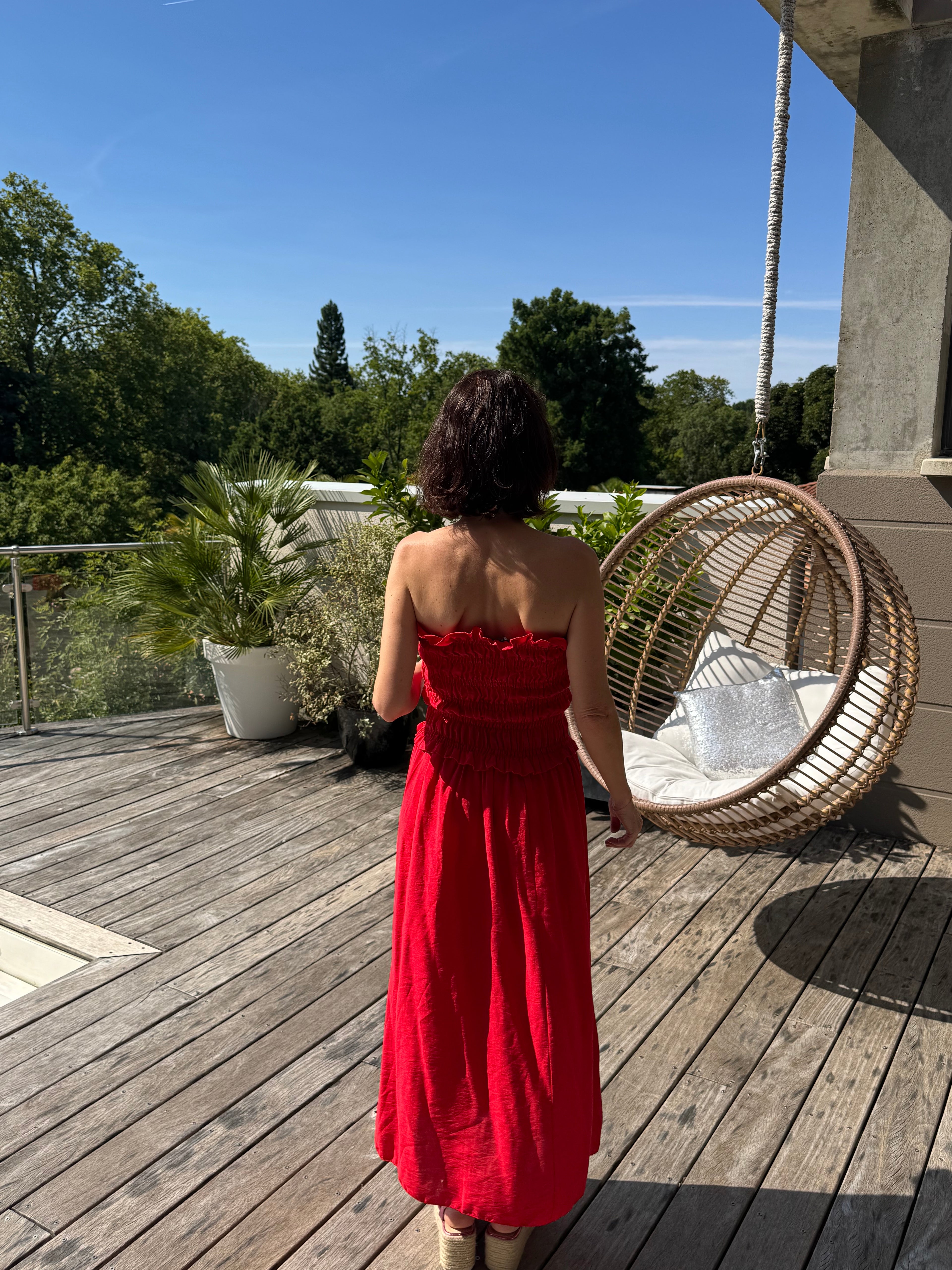 Robe Arlette Rouge