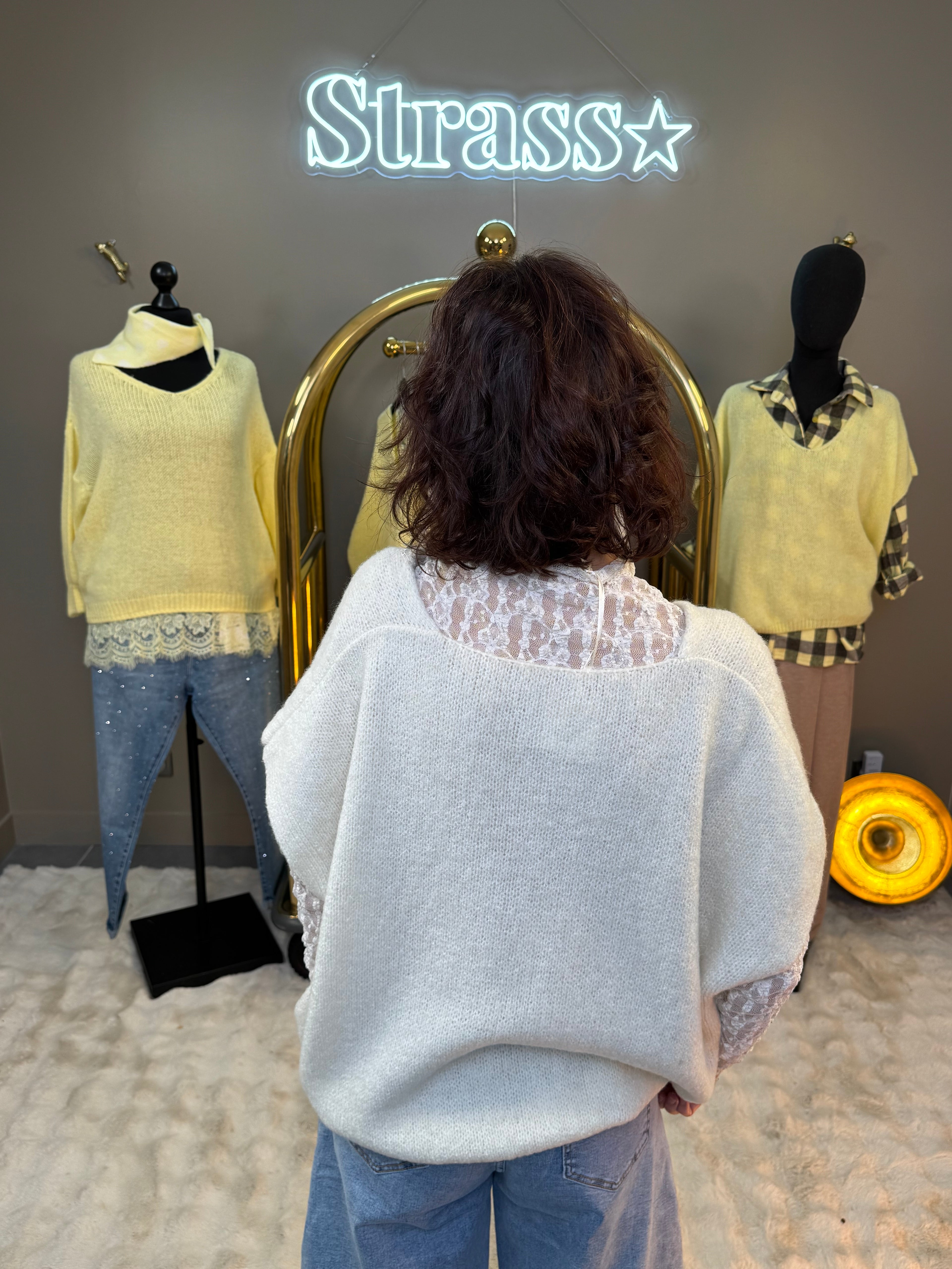 Pull Sans manche Martin Écrue