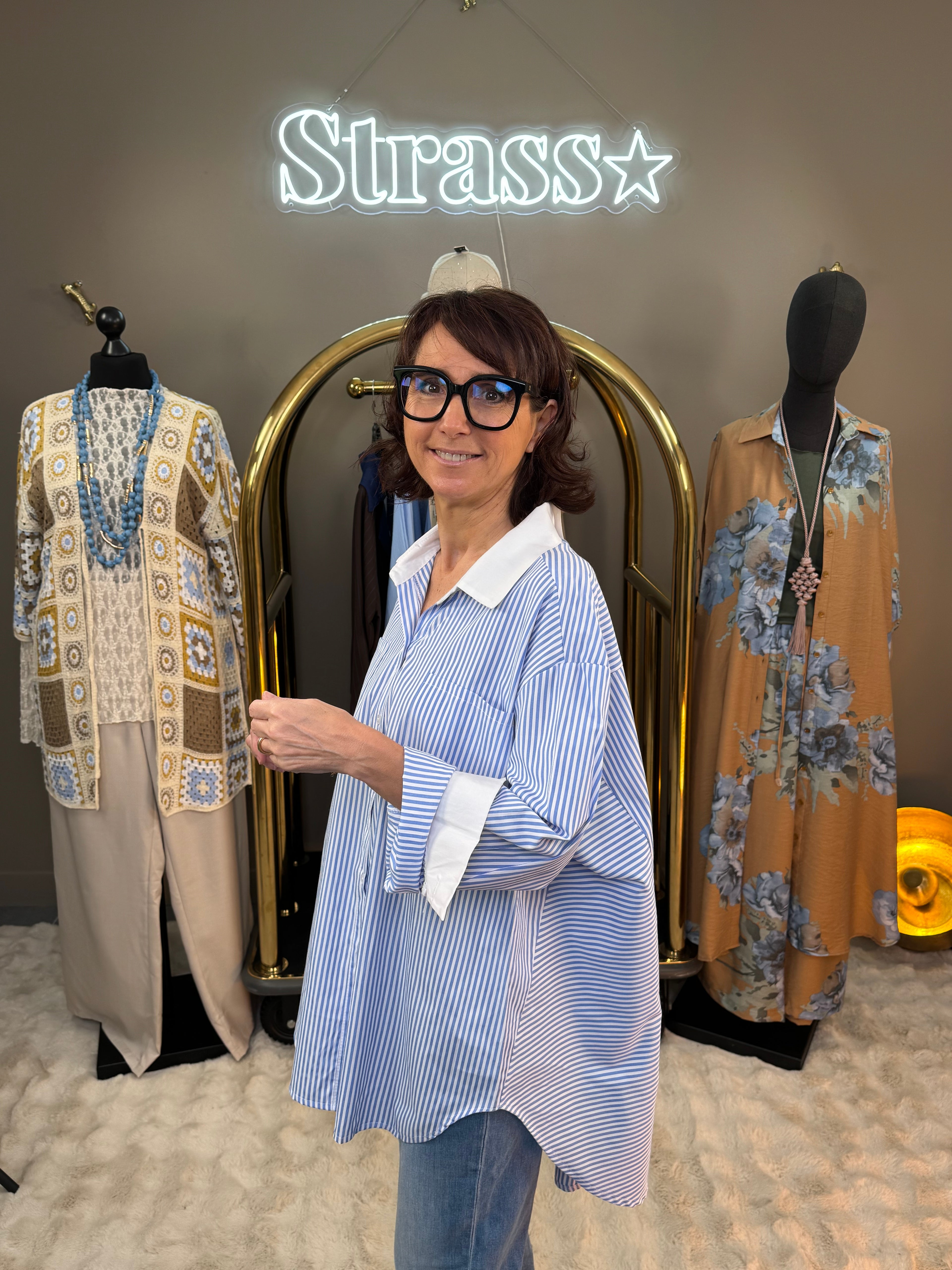 Chemise Mon œil Bleu