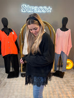 Pull Martine Noir Grande Taille